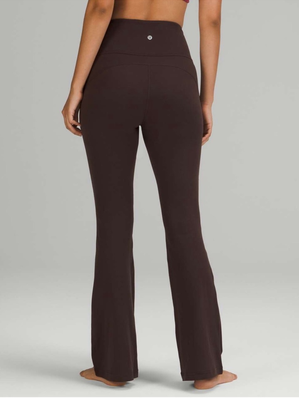 Rare Lululemon Groove Super-High-Rise Flared Legging Nulu Size 20 French Press